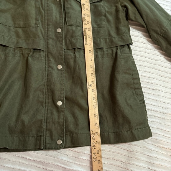 Old Navy Women’s SzM Color Alpine Tundra Utility Jacket Mid Length Pockets - Picture 4 of 10